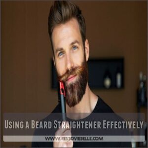 Using a Beard Straightener Effectively