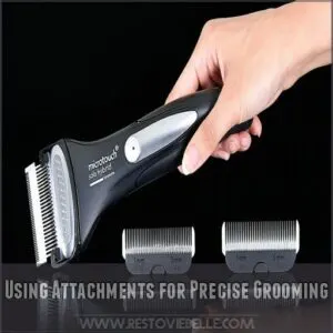 Using Attachments for Precise Grooming