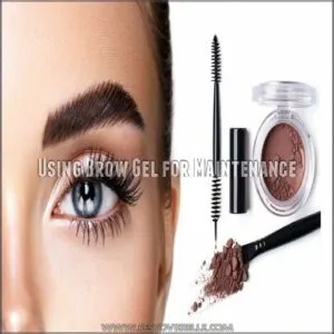 Using Brow Gel for Maintenance