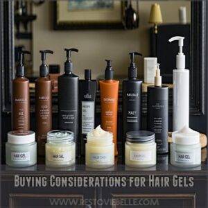 Buying Considerations for Hair Gels