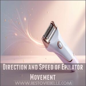 Direction and Speed of Epilator Movement