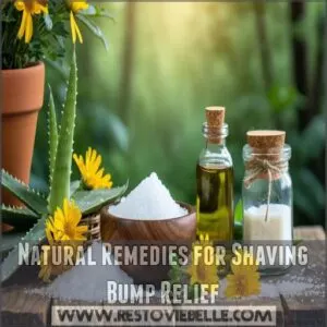 Natural Remedies for Shaving Bump Relief