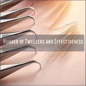 Number of Tweezers and Effectiveness