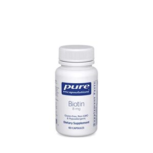 Pure Encapsulations Biotin 8 mg