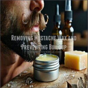 Removing Mustache Wax and Preventing Buildup