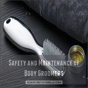 Safety and Maintenance of Body Groomers