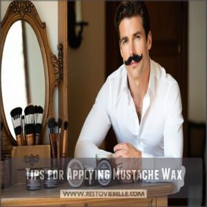 Tips for Applying Mustache Wax